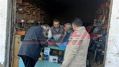 حملات رقابية علي الأسواق والمحال التجارية بسيدي غازي