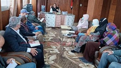 اجتماع موسع لمناقشة قرارات المنشآت الآيلة للسقوط بمدينة بلطيم في كفر الشيخ