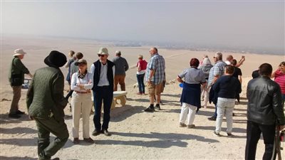 وفد ألماني يزور المناطق الأثرية بمحافظة المنيا