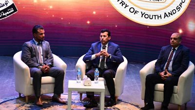 وزير الشباب يفتتح المؤتمر الوطني لبناء الوعي التكنولوجي وأمن المعلومات