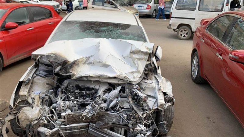 آثار الحادث