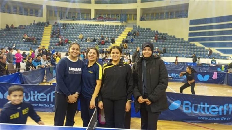 ناشئات تنس الطاولة