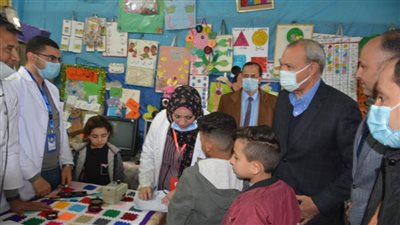 افتتاح مبادرة دعم صحة أبنائنا لطلاب المدارس بالقليوبية 