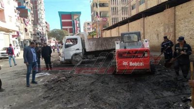 استمرار العمل بمنظومة النظافة بأحياء دسوق في كفر الشيخ