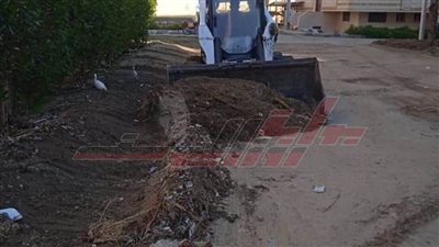 عطية يتابع حملات النظافة المكبرة بمدينة مصيف بلطيم في كفر الشيخ