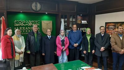 القوى العاملة تشارك في يوم الوفاء بجامعة الإسكندرية