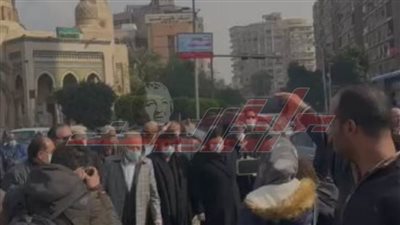 وزيرة الثقافة تشارك في تشييع جثمان المفكر جابر عصفور