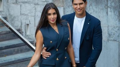 بالصور.. شاهد احتفال ياسمين صبري وزوجها أبو هشيمة برأس السنة