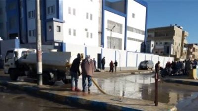 الإسماعيلية: الوحدات المحلية تعمل على قدم وساق لرفع الآثار الناجمة عن الطقس السيئ