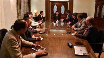 وزير الشباب والرياضة يلتقي مجلس إدارة الاتحاد المصري لكرة السلة