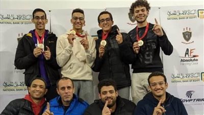 نادي مدينة نصر بطل الجمهورية في السلاح تحت 20 عامًا