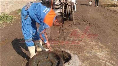 كفر الشيخ تواصل إصلاح خطوط مياه الشرب