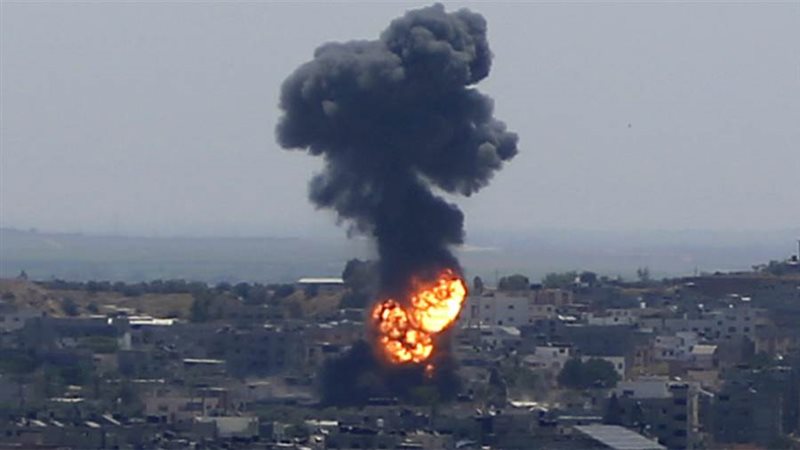 القصف الاسرائيلي