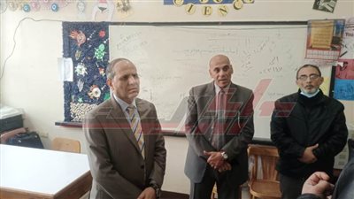 جولة تفقدية لوكيل تعليم كفر الشيخ على المدارس