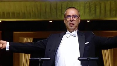 الموسيقار نادر العباسي قائد احتفالية 