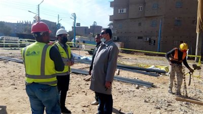 رئيس مركز ساحل سليم بأسيوط يتفقد أعمال تنفيذ مشروعات 