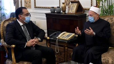 رئيس الوزراء يستعرض مع مفتي الجمهورية رؤية دار الإفتاء المستقبلية