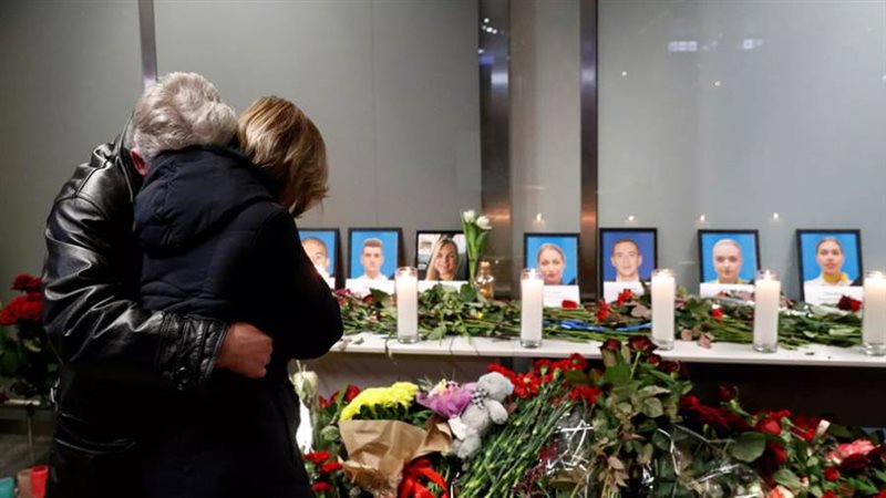 ضحايا الطائرة الايرانية