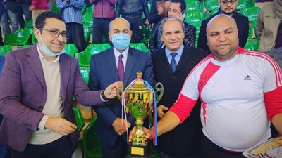 فوز مركز تكنولوجيا المعلومات بكأس دورة كرة القدم الخماسي بزراعة المنيا