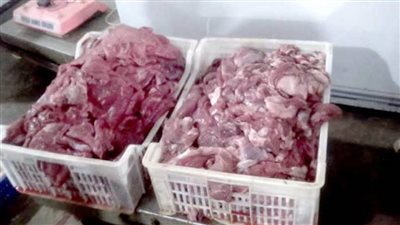 ضبط كميات كبيرة من اللحوم الفاسدة بالأقصر