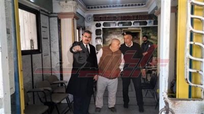 رئيس مدينة مطوبس يتفقد المستشفى المركزي