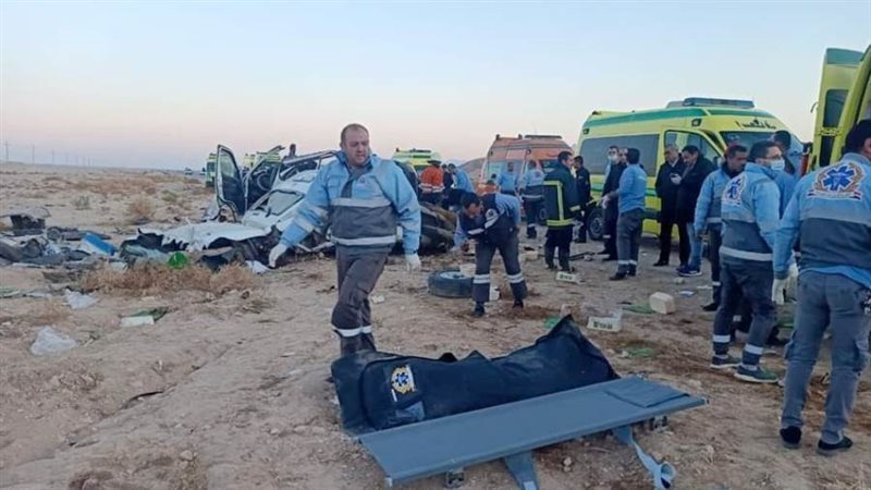 حادث تصاد ميكروباص