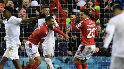 أرسنال يودع كأس الاتحاد الإنجليزي بخسارته أمام نوتنجهام فورست بهدف نظيف