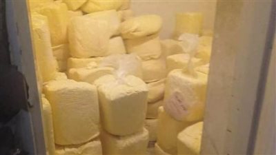 التحفظ على 20 طن سمن غير مستوفي للاشتراطات الصحية داخل مصنع بالبحيرة