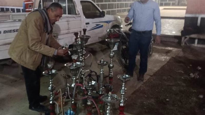 ضبط عدد من الشيش