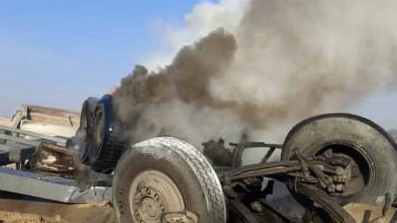 تصادم ميكروباص مع