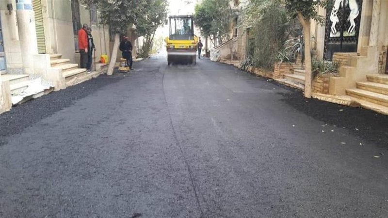 رصف شوارع بني مزار