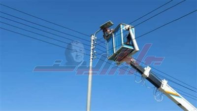 رفع كفاءة منظومة الإنارة وإزالة المفاتيح العشوائية بكفر الشيخ