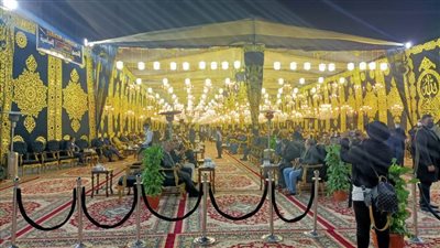 وسائل تدفئة وتوزيع مصاحف بعزاء 