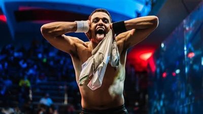 ايقاف مصطفى عسل بطل الإسكواش شهرين لأسباب تأديبية