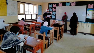 انتظام امتحانات الفصل الدراسى الأول للنقل الابتدائى والإعدادى الأزهرى