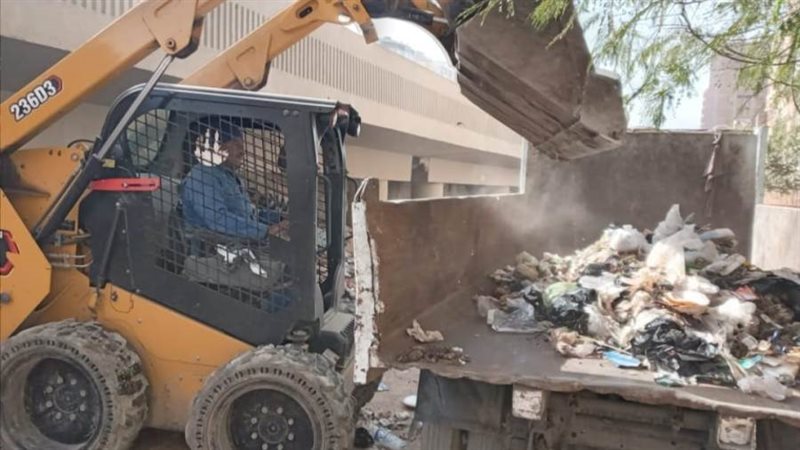 إزالة القمامة بأحياء