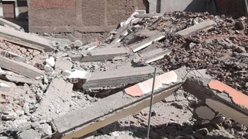 انهيار عقار بدمياط