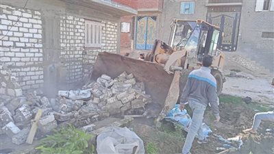 إزالة 18 حالة تعدٍ على الأراضي الزراعية والمجاري المائية بالبحيرة