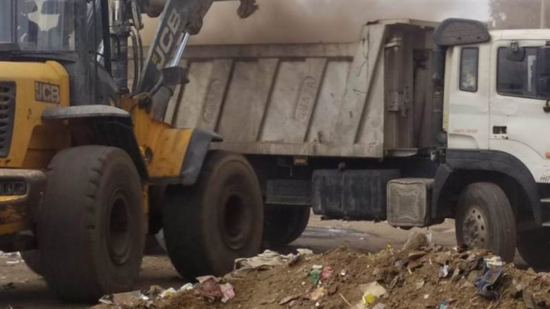 رفع مخلفات بالمنيا