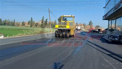 جولات تفقدية لمتابعة رصف الطرق بمدينة فوة