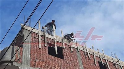 ماضي تتابع إزالة البناء المخالف بمدينة كفر الشيخ