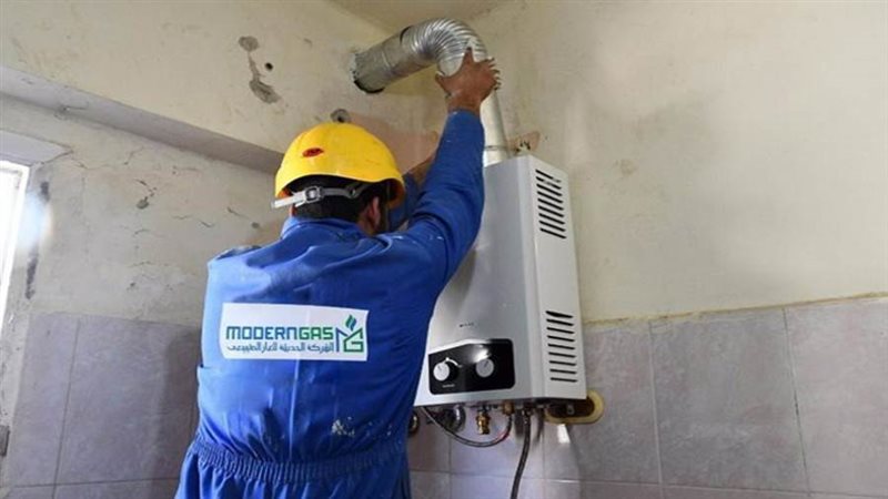 توصيل الغاز الطبيعى