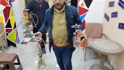 حملات على المقاهى والكافتريات والتحفظ على الشيش بكفر الشيخ