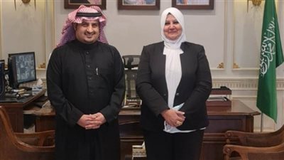 قنصل عام السعودية بالإسكندرية يستقبل وكيل  الشؤون الاجتماعية