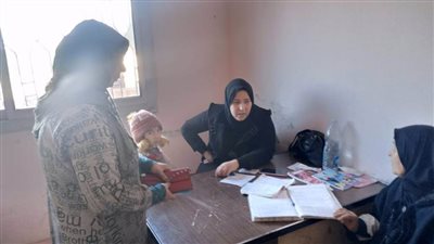 استمرار أعمال القوافل السكانية الشاملة بقرى كوم حمادة وإيتاي البارود بالبحيرة