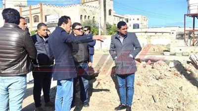 معاينة ميدانية للمناطق التي سيتم رصفها بمصيف بلطيم