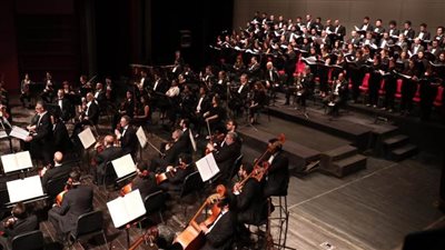 فيولينة شرارة في ضيافة السيمفوني بقيادة إيطالية بالمسرح الكبير 