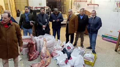 تحرير 12 محضرا وضبط لحوم غير صالحة للاستهلاك الآدمي بالبحيرة