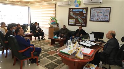 مياه أسيوط تستقبل استشاري وزير البيئة لتطوير نظام المعالجة بيئيا بمجمع معالجة عرب المدابغ