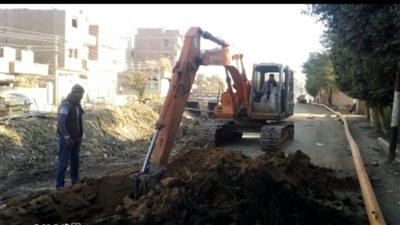 توصيل خدمة الغاز الطبيعي لقرية 